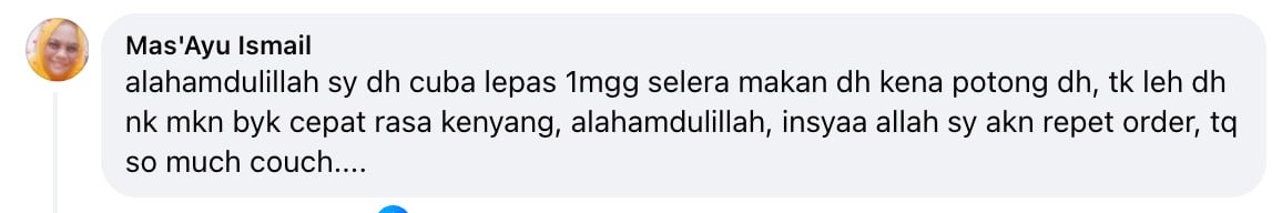 Testimoni Facebook FITAZ 3