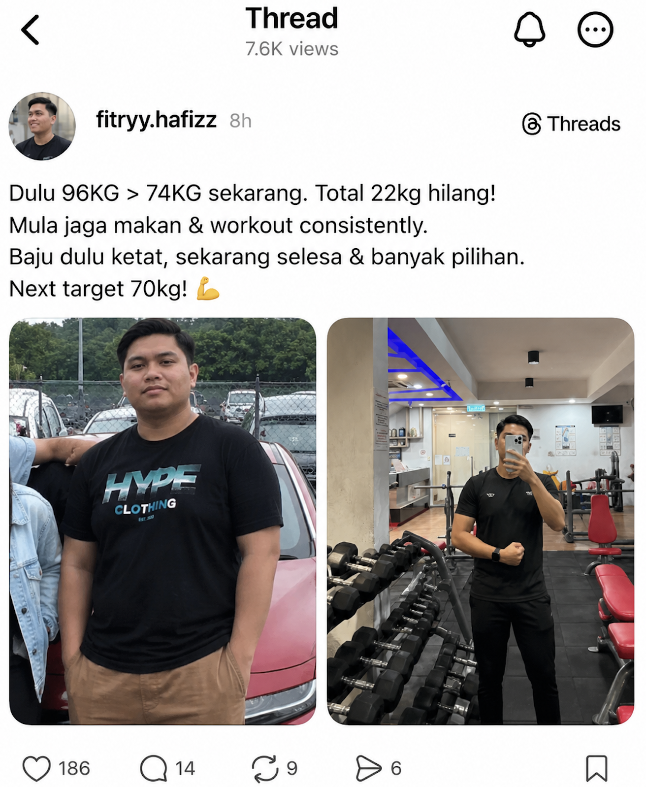Perkongsian komuniti Threads 15