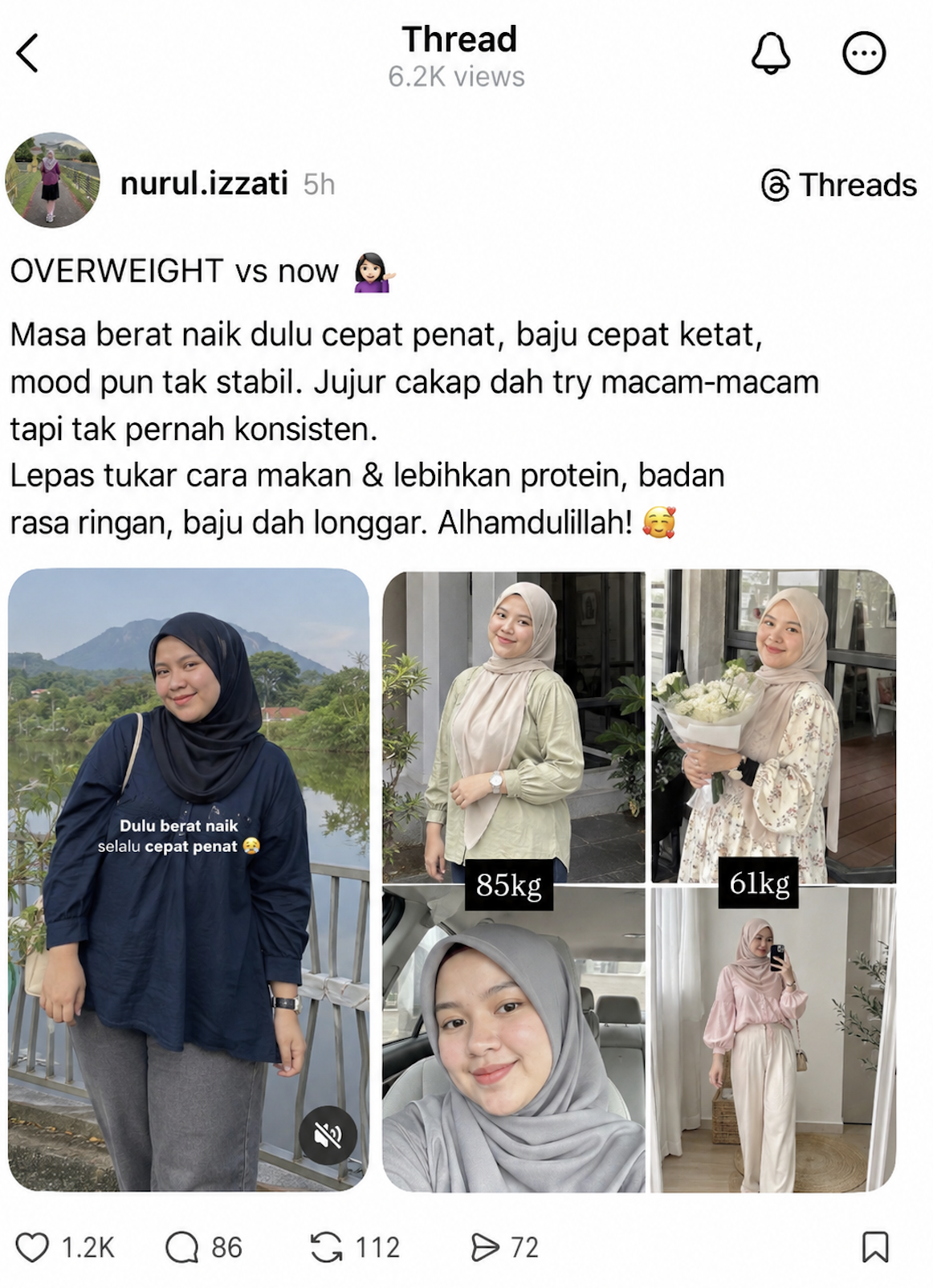 Perkongsian komuniti Threads 16