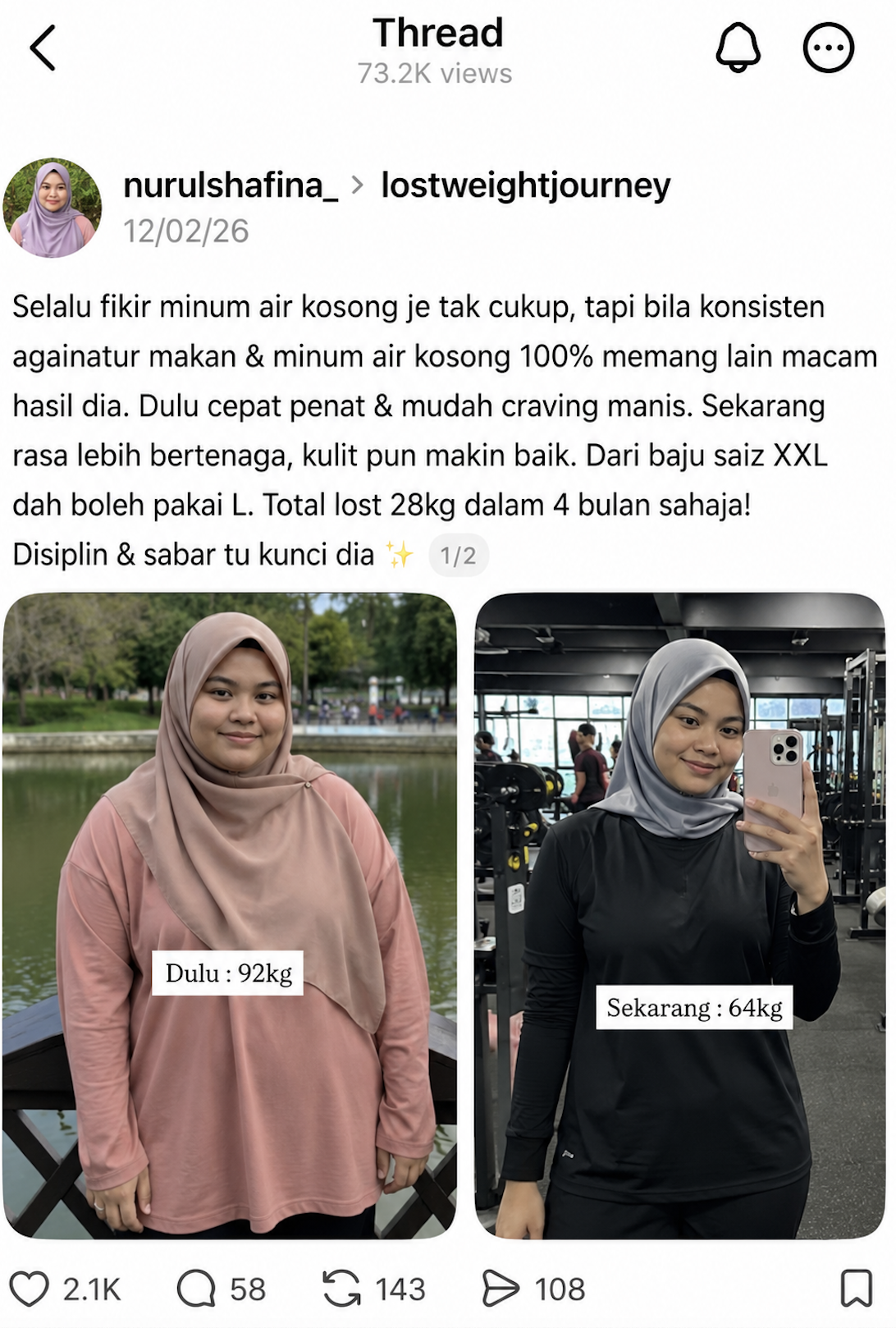 Perkongsian komuniti Threads 18