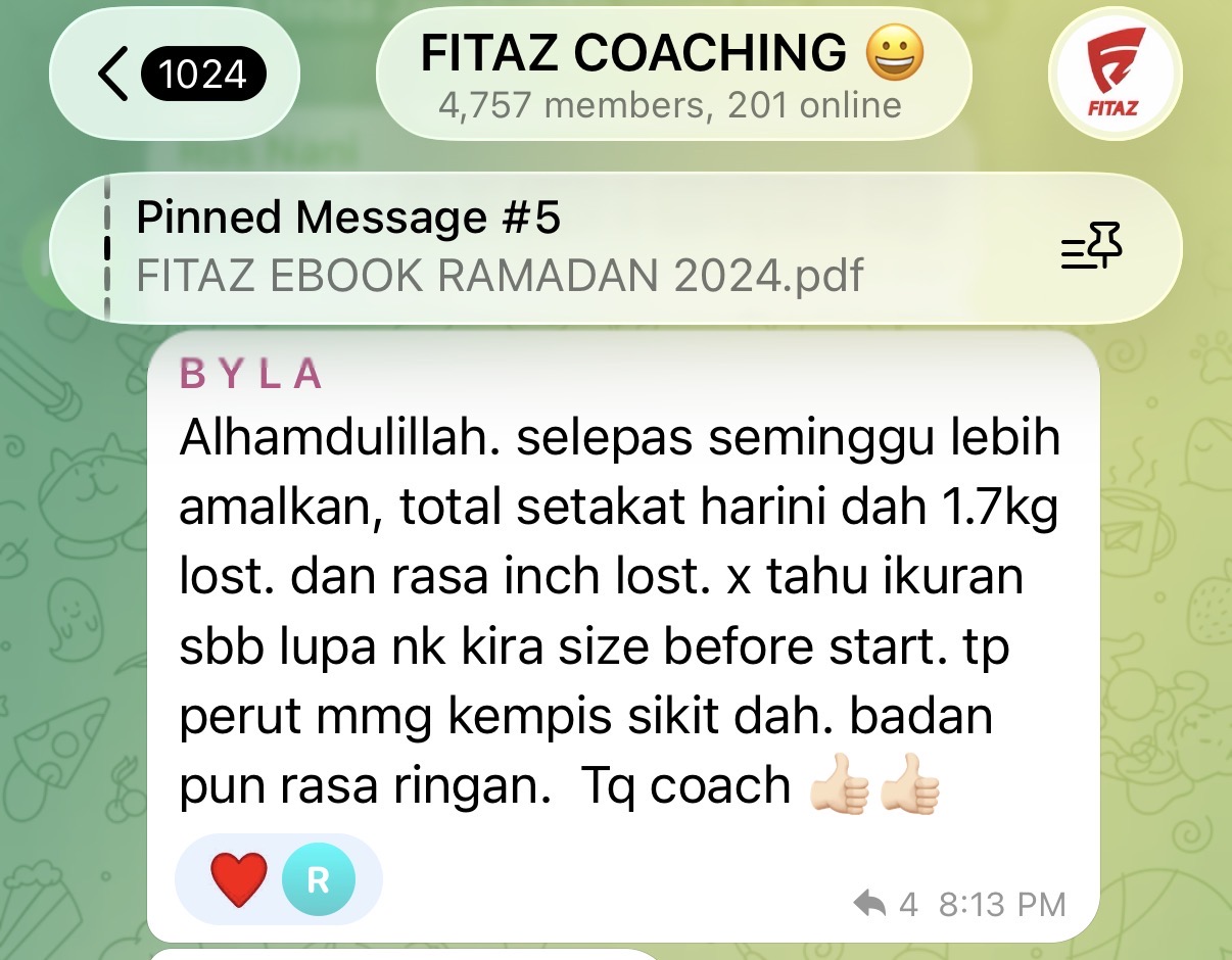 Testimoni FITAZ