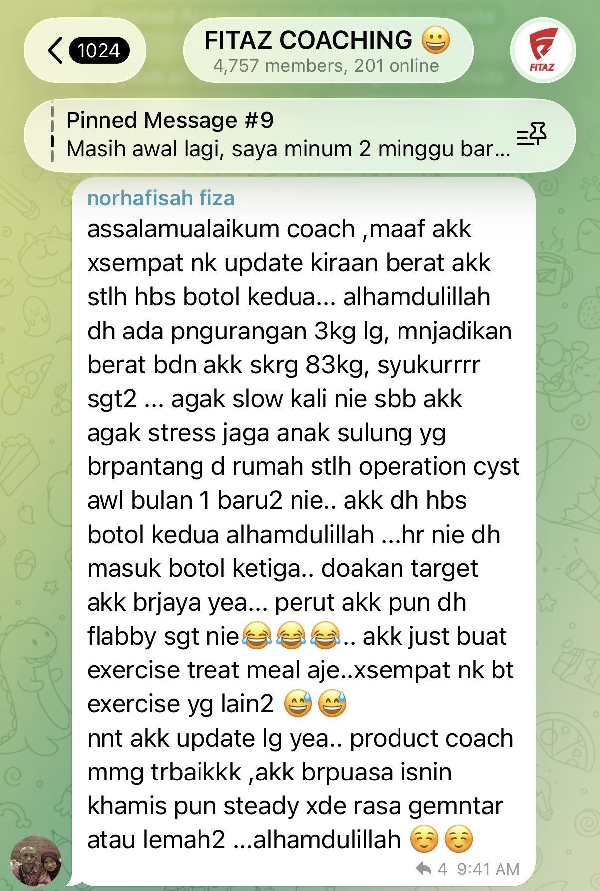 Testimoni FITAZ